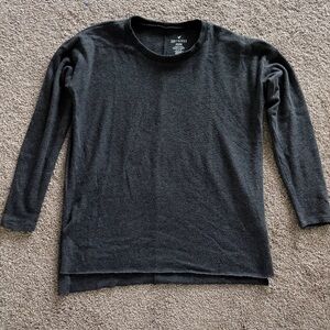 American Eagle Charcoal Grey Long Sleeve
